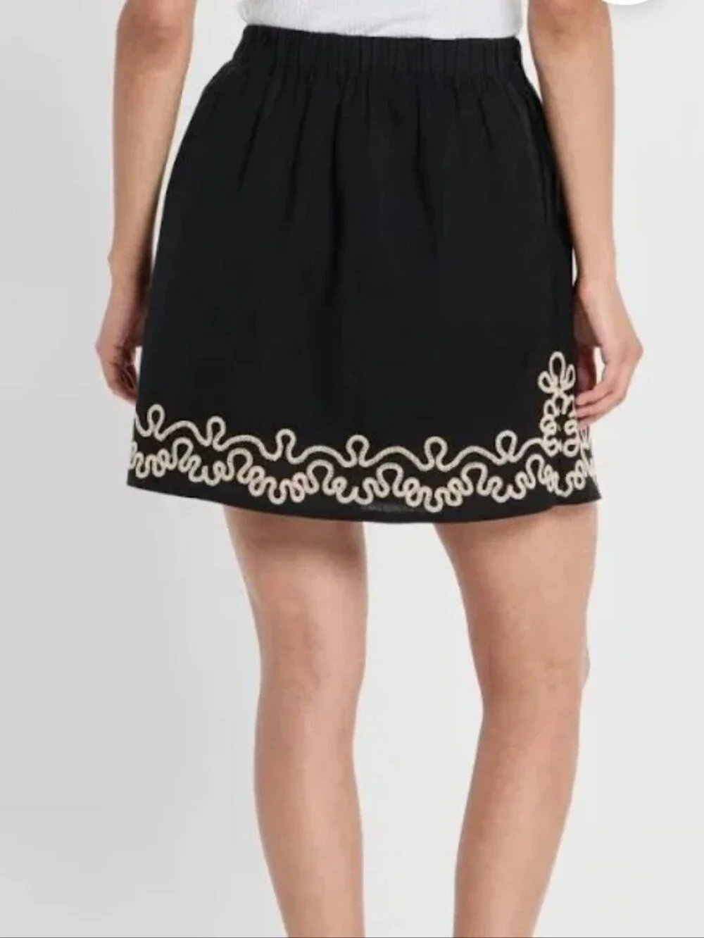 Future Collective Linen Blend Skirt